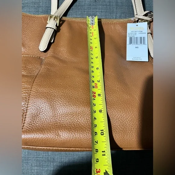 MICHAEL MICHAEL KORS Jet Set Luggage Leather Tote Bag NWT